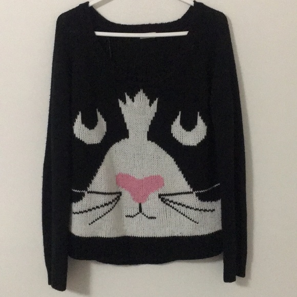 Black Cat Sweater - Picture 1 of 2